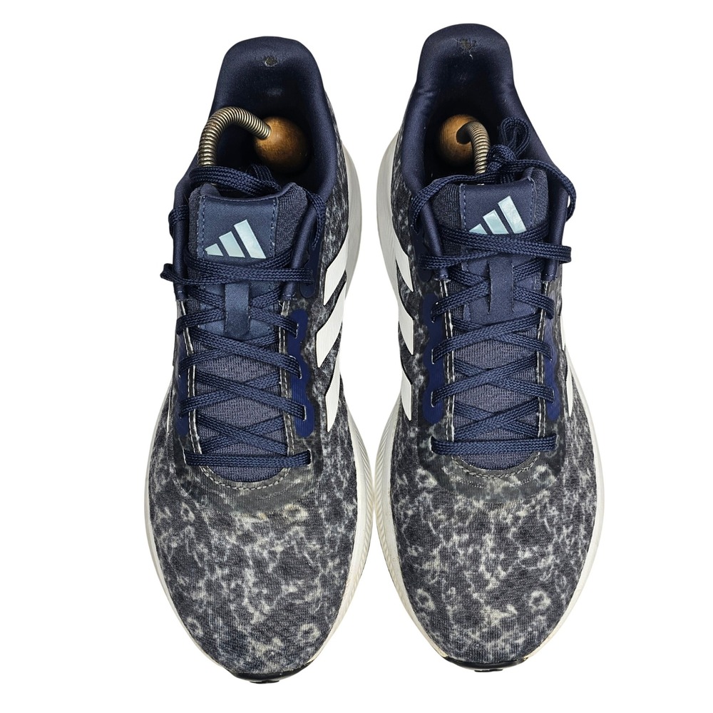 Adidas Runfalcon 2.0 Mens 10.5 Navy Blue Graphic Running Shoes Sneakers - Picture 6 of 11